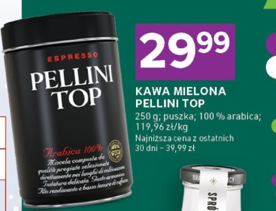 Kawa mielona Top Pellini promocja w Stokrotka