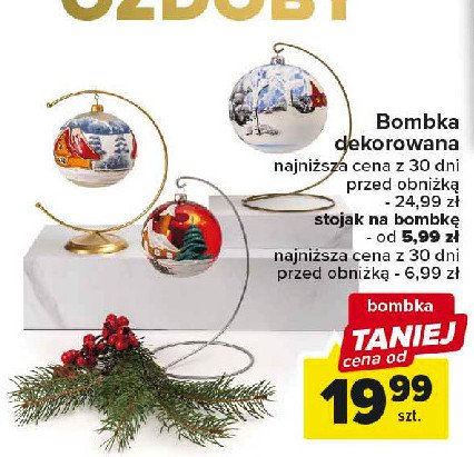 Bombka dekoracyjna promocja w Auchan