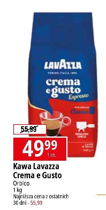 Kawa Lavazza crema & gusto espresso promocja