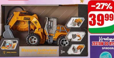 Maszyna budowalna sterowana pilotem promocja w Dino