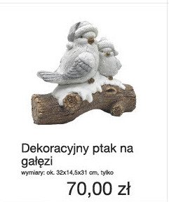 Ptak na ga艂臋zi dekoracyjny promocja
