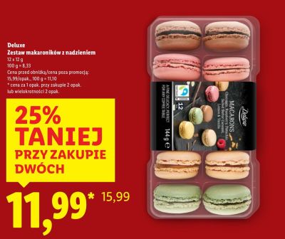 Zestaw makaroników z nadzieniem  promocja w Lidl