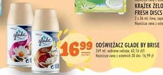 Zapas drzewo sandałowe z bali i jaśmin Glade by brise automatic spray promocja