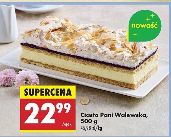 Ciasto pani walewska promocja w Biedronka