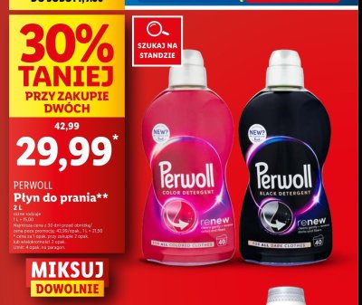 P艂yn do prania Perwoll renew black promocja