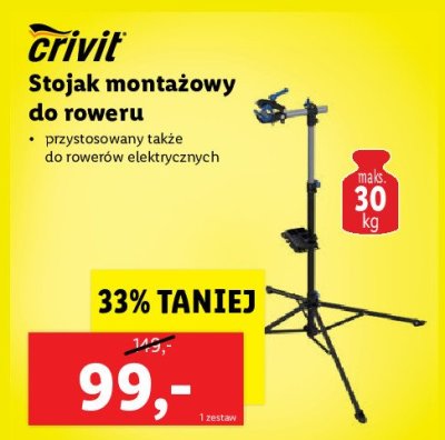 Stojak montażowy do roweru Crivit promocja
