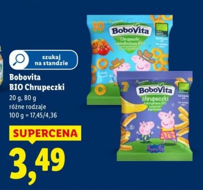 Chrupeczki BIO BoboVita, 20g, 80g promocja w Lidl