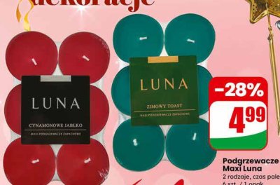 Podgrzewacze Maxi Luna promocja w Dino