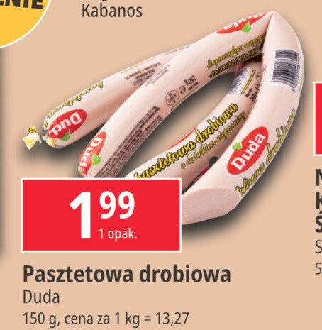 Pasztetowa drobiowa z dodatkiem wieprzowiny Silesia duda promocja