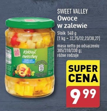 Koktajl owocowy Sweet valley promocja