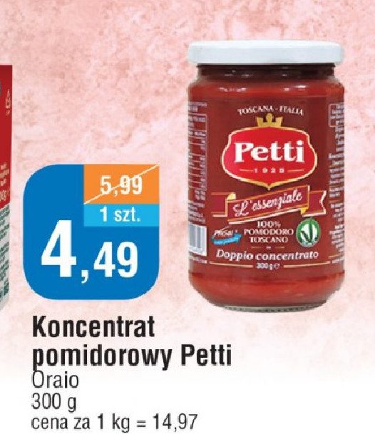 Koncentart pomidorowy Petti promocja