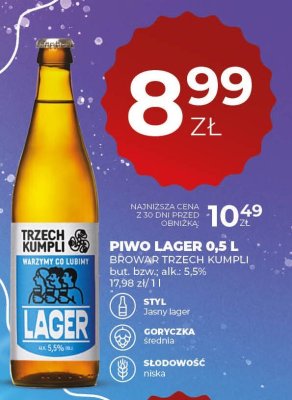 Piwo promocja w Duży Ben