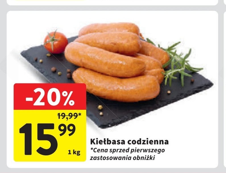 Kiełbasa codzienna promocja w Intermarche