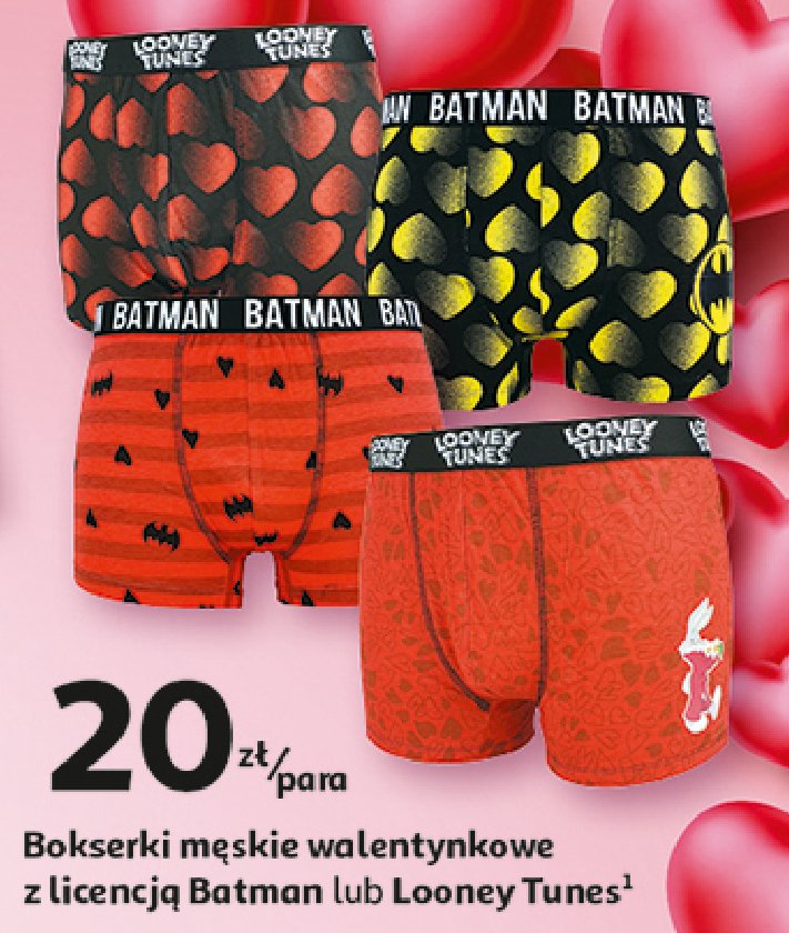 Bokserki męskie walentynkowe batman promocja