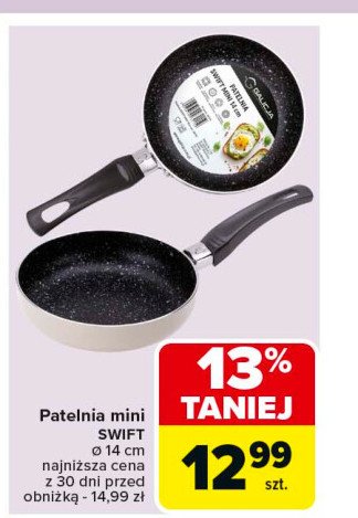 Patelnia swift 14 cm Galicja promocja w Carrefour