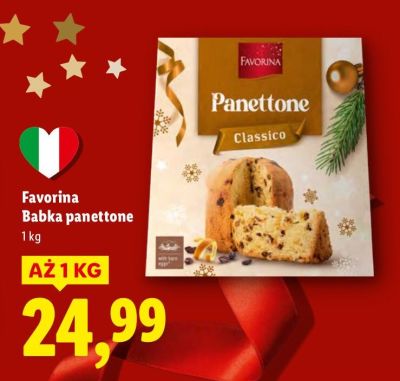 Babka panettone  promocja w Lidl