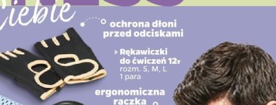 Rękawiczki do ćwiczeń 12+ S, M, L Netto promocja w Netto