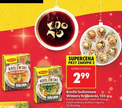 Kostki bulionowe, różne rodzaje promocja w Biedronka