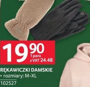 Rękawiczki damskie promocja w Selgros