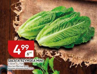Sałata rzymska mini promocja w Chata Polska