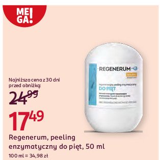 Peeling do pięt Regenerum promocja w Rossmann