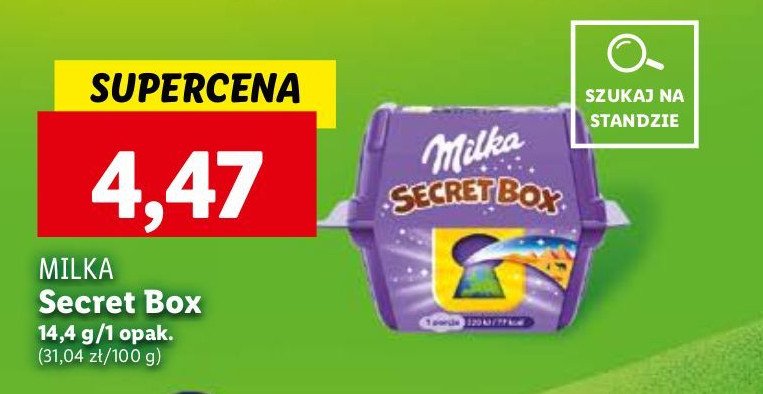 Czekoladki Milka secret box promocja w Lidl
