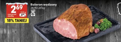 Baleron wędzony promocja w Delikatesy Centrum