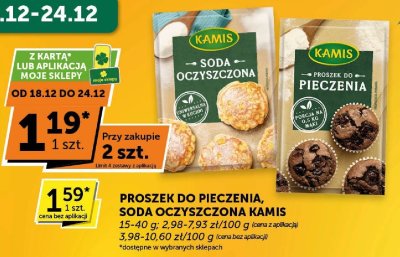 Proszek do pieczenia Kamis promocja w Euro Sklep