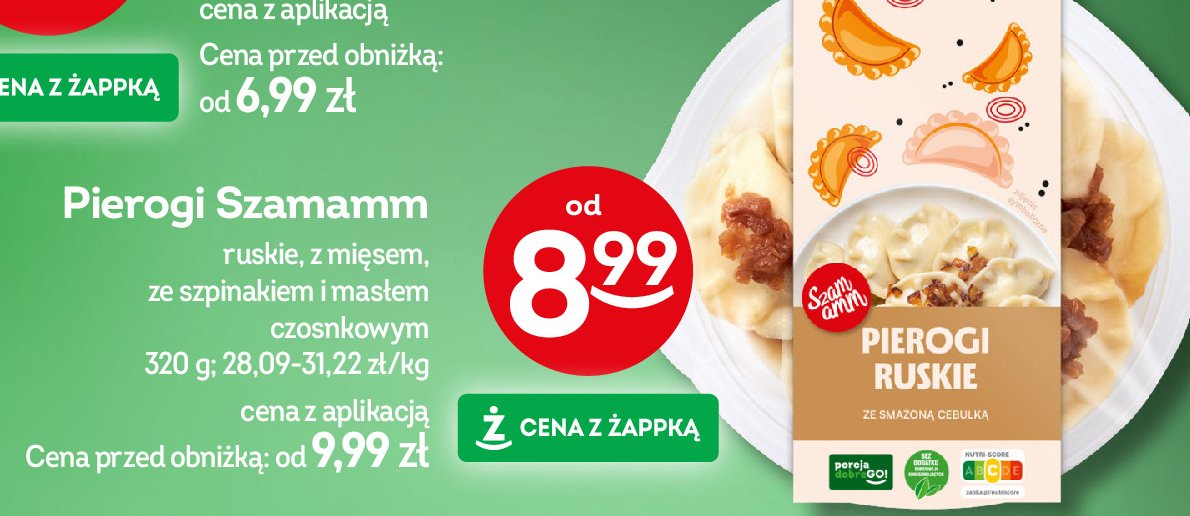 Pierogi ruskie Szamamm promocja w Żabka