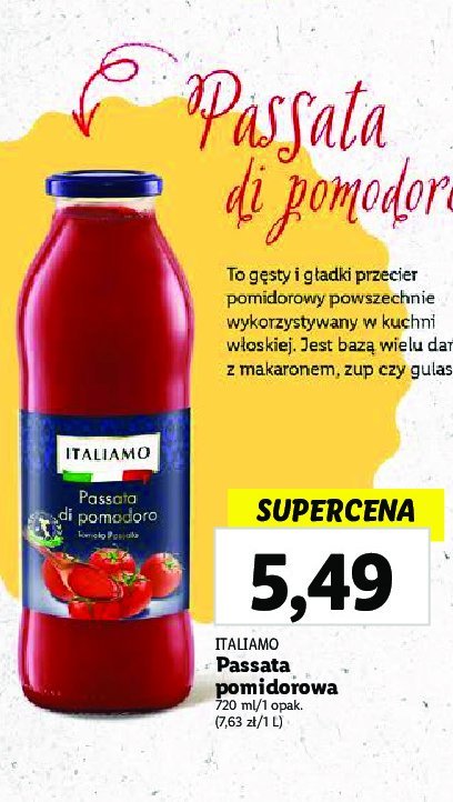 Passata pomidorowa Italiamo promocja
