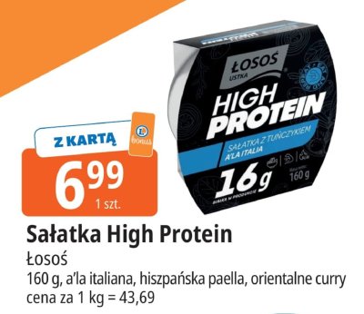 Sałatka High Protein Łosoś 160 g promocja w Leclerc