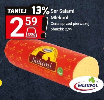 Ser Salami Mlekpol promocja w Hitpol