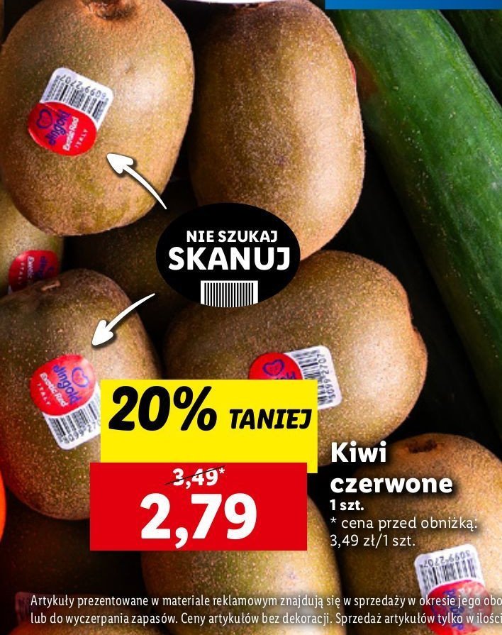 Kiwi czerwone promocja