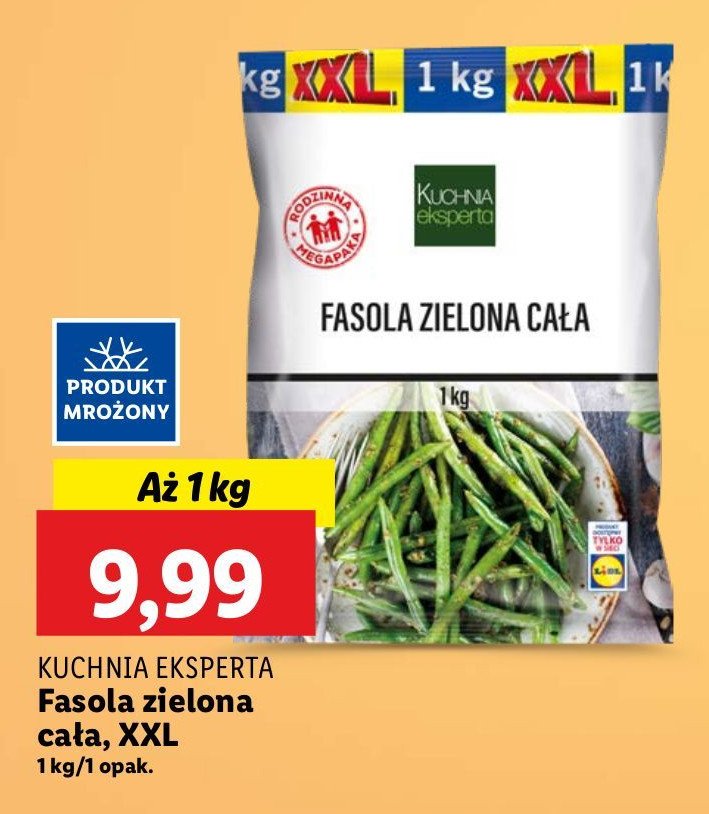 Fasolka zielona cała KUCHNIA EKSPERTA promocja w Lidl