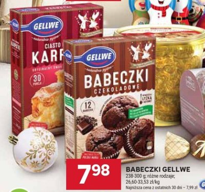 Babeczki czekoladowe Gellwe promocja w Stokrotka