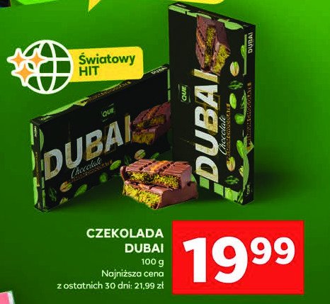 Czekolada dubai promocja