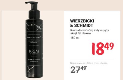 Krem do włosów, aktywujący skręt fal i loków promocja w Rossmann