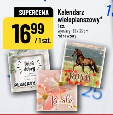Kalendarz wieloplanszowy promocja w POLOmarket