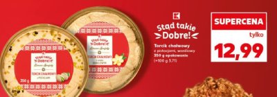 Torcik chałwowy z pistacjami, waniliowy 350g promocja w Kaufland