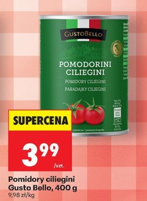 Pomidory ciliegini Gusto Bello, 400 g promocja w Biedronka