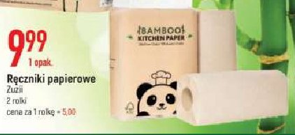 Ręczniki papierowe bambusowe Zuzii promocja