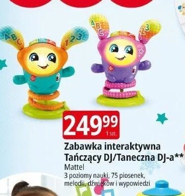 Zabawka interaktywna Tańcząca DJ/Taneczna DJ-a Mattel promocja w Leclerc