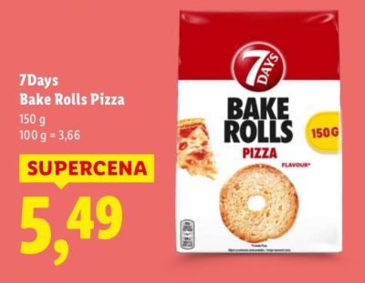 Bake Rolls Pizza 7Days promocja w Lidl
