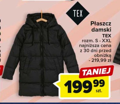 P艂aszcz damski s-xxl Tex promocja