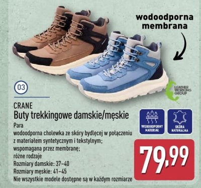Buty trekkingowe damskie/męskie  promocja w Aldi