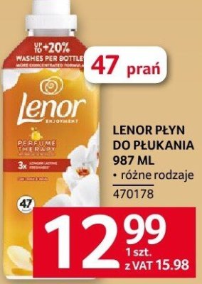 Lenor płyn do płukania 987 ML promocja w Selgros