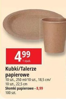 Talerze papierowe 22.5 cm promocja