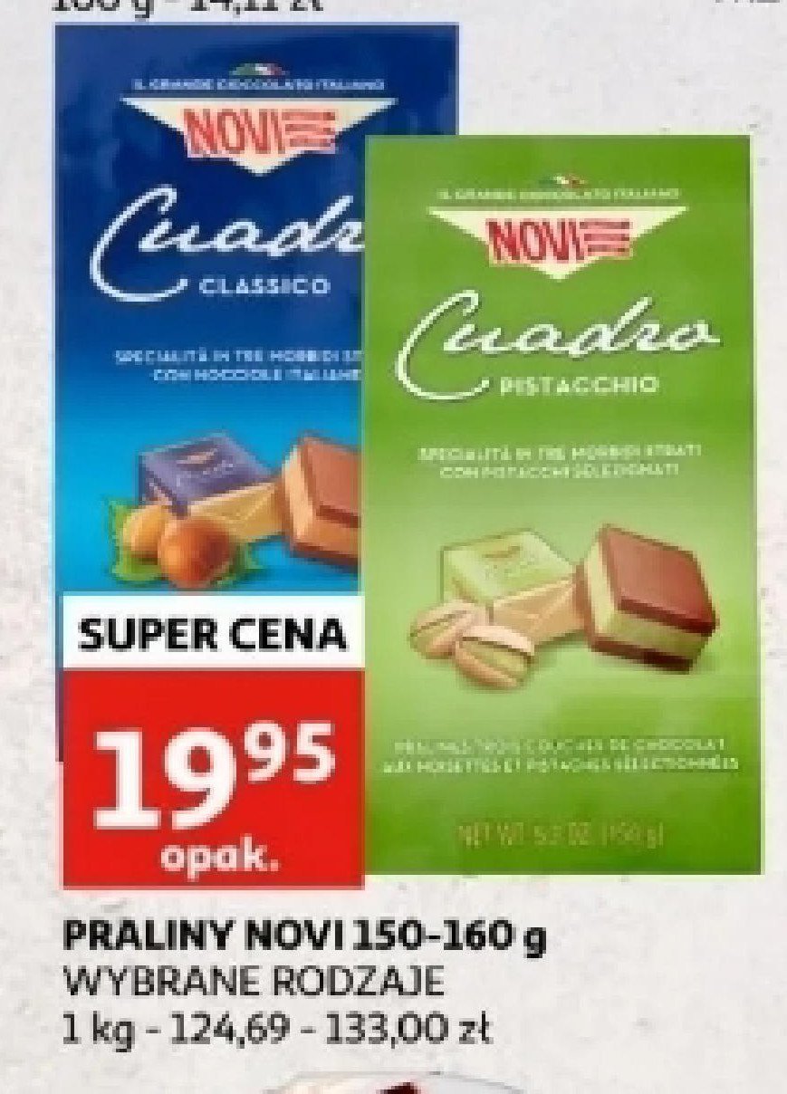 Pralinki cuadra NOVI promocja