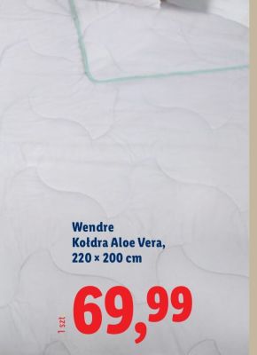 Kołdra Aloe Vera 220x200 cm promocja w Lidl