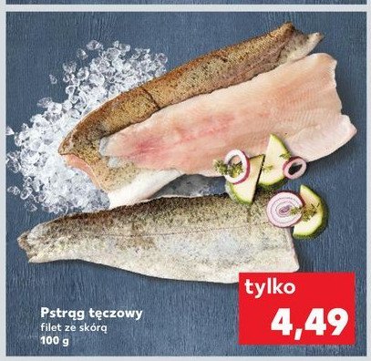 Pstrąg tęczowy filet ze skórą promocja